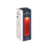 BOUGIE FLAMME ROUGE LED 24CM