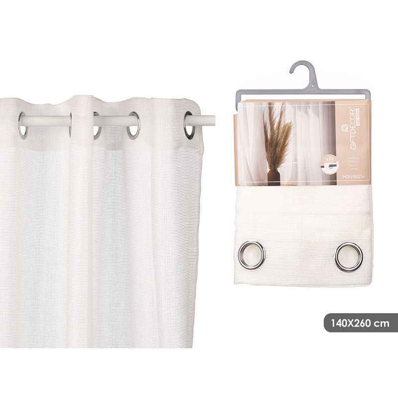 WHITE CURTAIN RELIEF