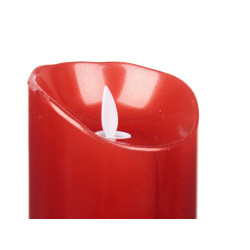 BOUGIE FLAMME ROUGE LED 24CM
