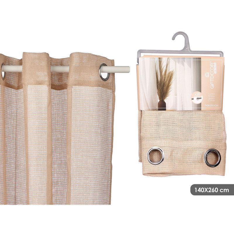 BEIGE CURTAIN RELIEF