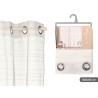 WHITE CURTAIN STRIPES HORIZONTAL 