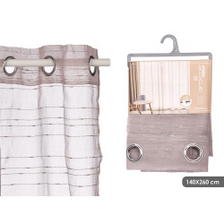 GREY CURTAIN STRIPES HORIZONTAL