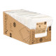 CONJ 50 GUARDANAPOS BRANCOS 33X33CM 17GR