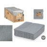 SET 50 SERVIETTES 33 X 33CM 17GR GRIS