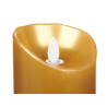 BOUGIE FLAMME OR LED 24CM
