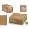 SET 50 TISSUES 33X33CM 17GR BROWN