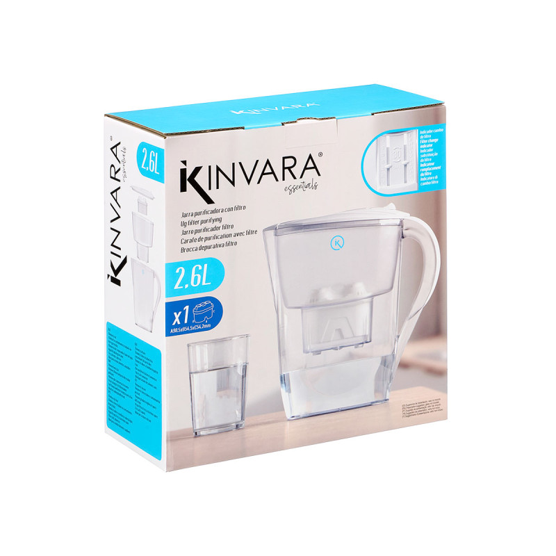 WATER JUG FILTER PURIFYING 2,6L
