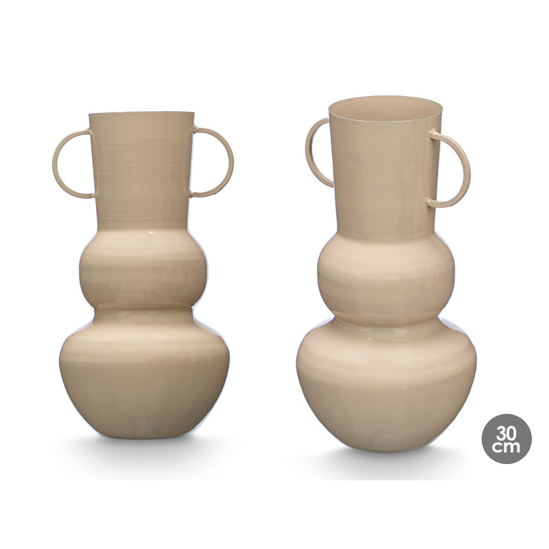 VASE BOULE 30CM CRÈME