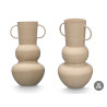 VASO SFERA 30CM MARRONE CHIARO