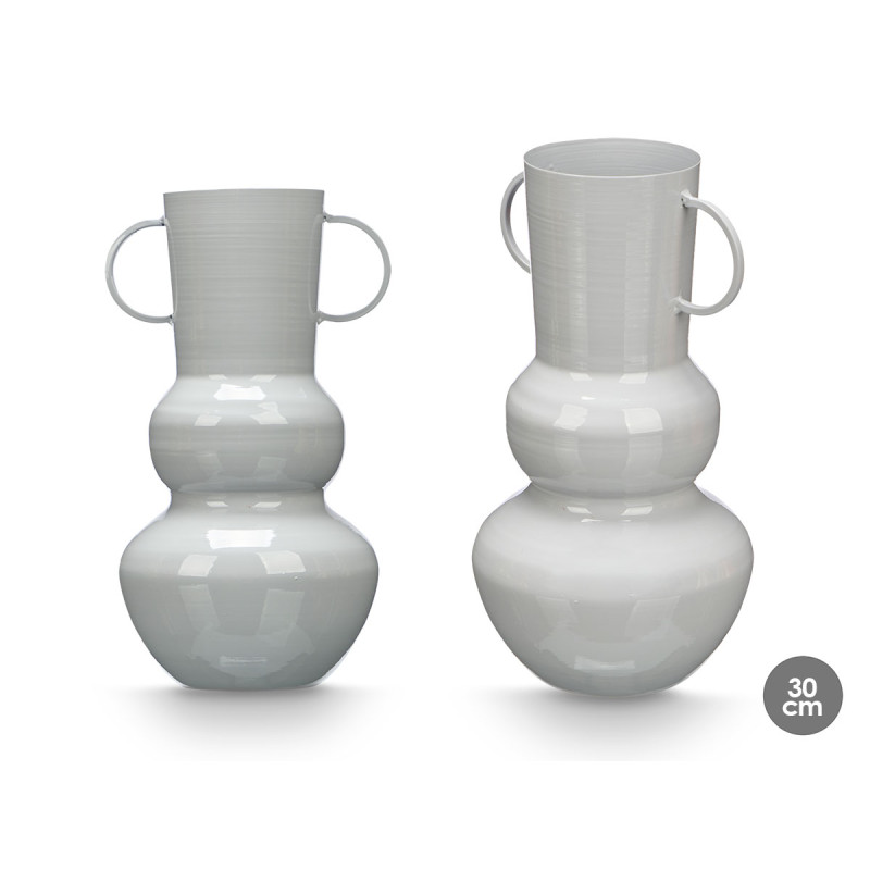 VASO SFERA 30CM GRIGIO