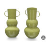 VASE BOULE 30CM VERT