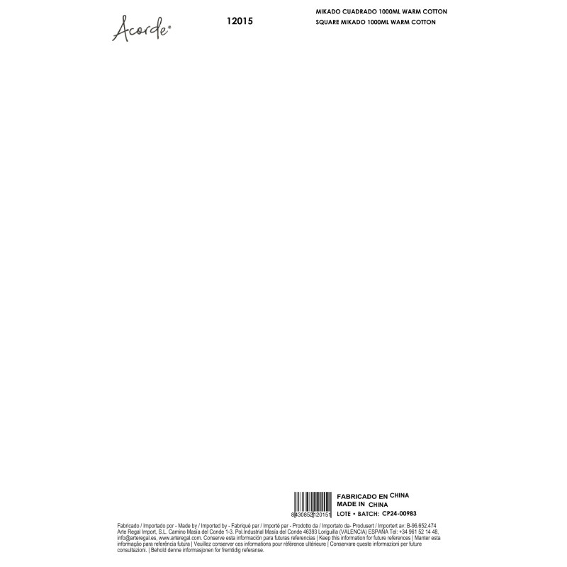 PROFUMATORE QUADRATO 1000ML WARM COTTON 
