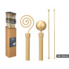 CURTAIN ROD SURT 2 160 X 320CM GOLDEN