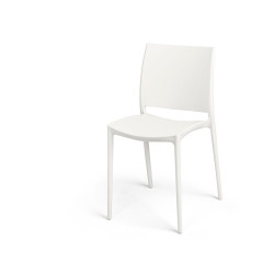 CHAISE LISSE BLANCHE 