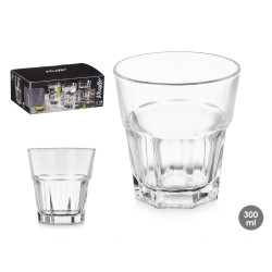 VASO VIDRIO TRANSPARENTE 300ML 