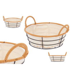 PANIER POIGNÉES METAL RONDE