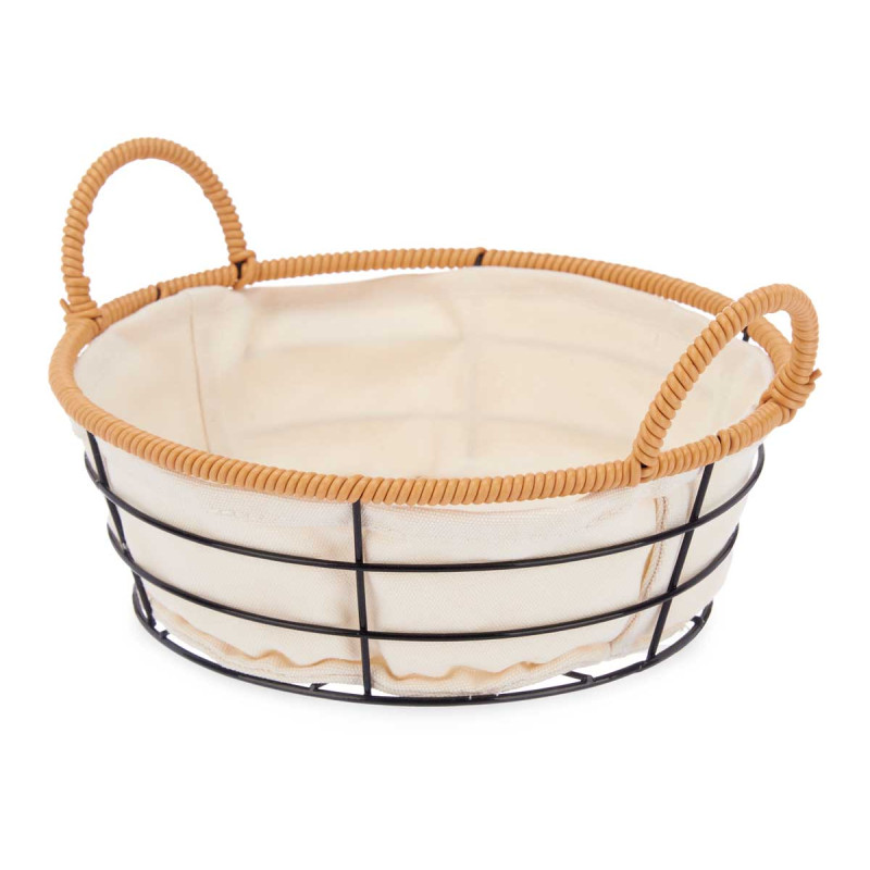 PANIER POIGNÉES METAL RONDE