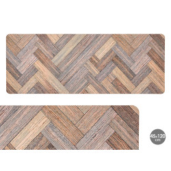 ALFOMBRA COCINA EFECTO MADERA 45X120CM