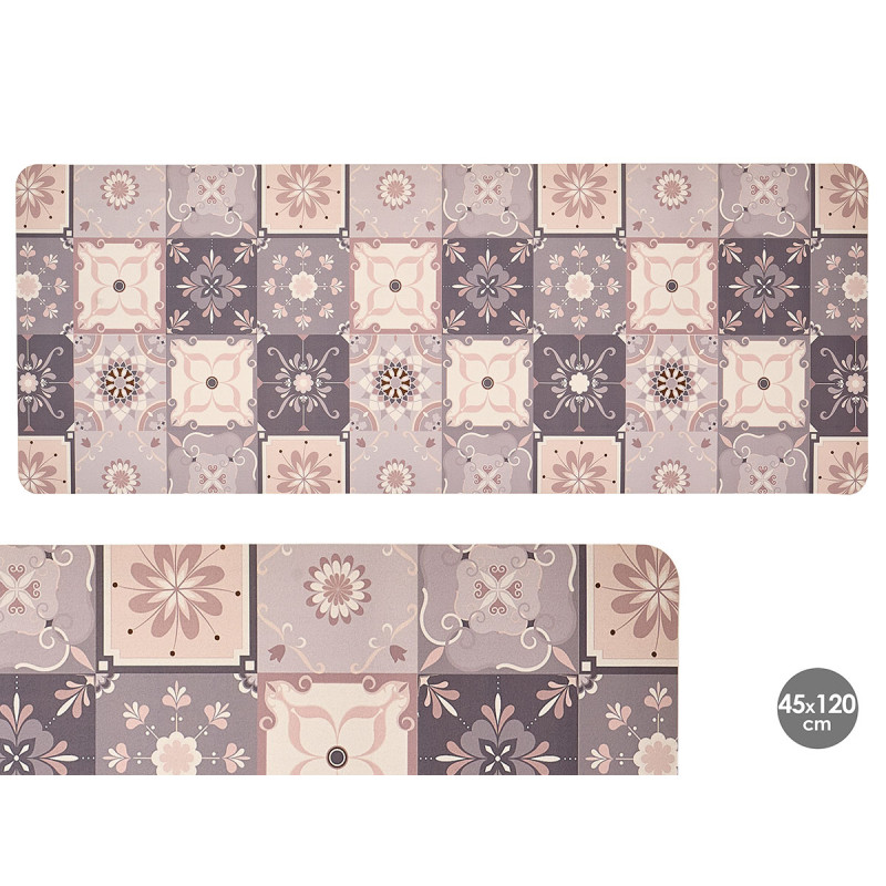 ALFOMBRA COCINA EFECTO AZULEJO 45X120CM