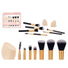 SET 6 BROCHAS 2 ESPONJAS MAQUILLAJE