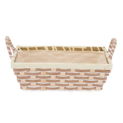 CESTO TRANÇADO RECTANGULAR COM ASAS
