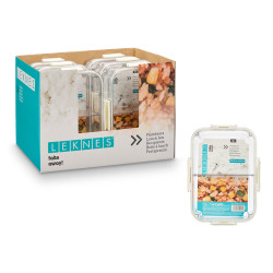 RECIPIENTE HERMETICO COM DIVISORIA BRANCO 2L