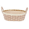 PANIER POIGNÉES TRESSÉ OVALE