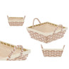 BASKET BRAIDED HANDLES SQUARED