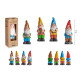 ANÃO JARDIM CERÂMICA 38CM CORES VIVAS SORT 4 