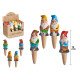 ARROSOIR NAINS CERAMIQUE COULEURS VIVES SET 4 
