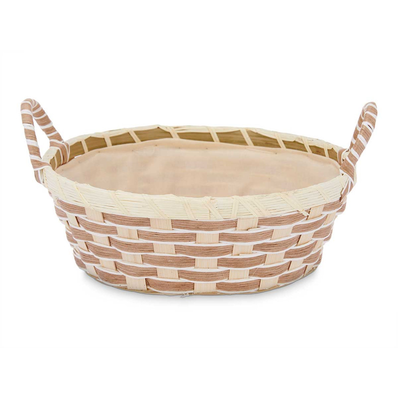 BASKET BRAIDED HANDLES ROUND