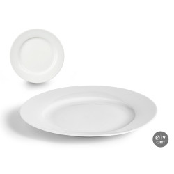 PLATO POSTRE PORCELANA 19CM