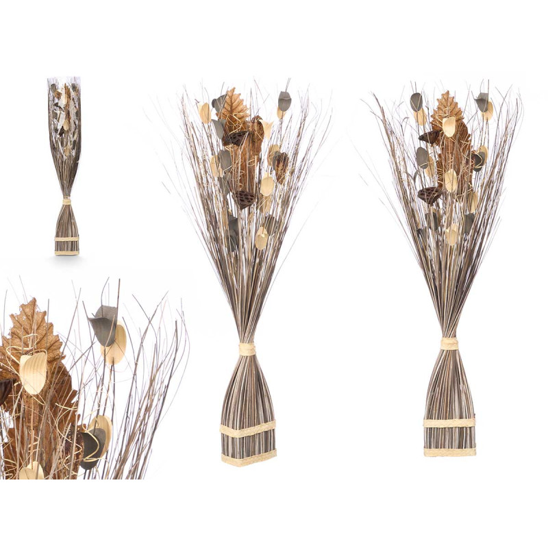 BOUQUET QUADRATO GRIGIO