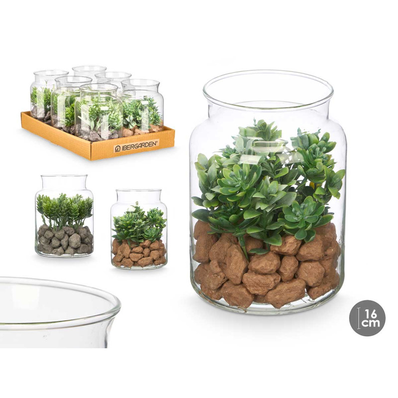 TARRO CRISTAL PLANTA SURT 2 MOD