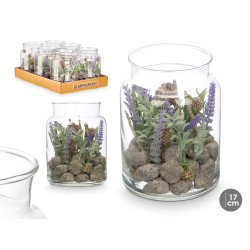 VASO VIDRO LAVANDA SORT 2 MOD