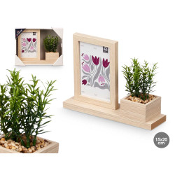 PHOTO HOLDER 10X15CM WITH PLANT
