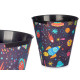 POUBELLE RONDE EN PLASTIQUE ESPACE