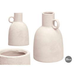 VASO GIARA 25CM BIANCO 