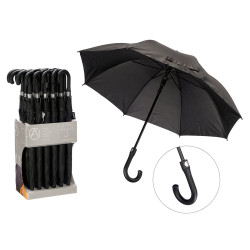 AUTOMATIC LONG UMBRELLA BLACK