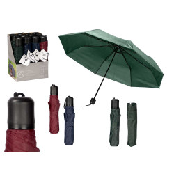 MANUAL STRAIGHT FOLDING UMBRELLA ASSORTED NEUTRALS