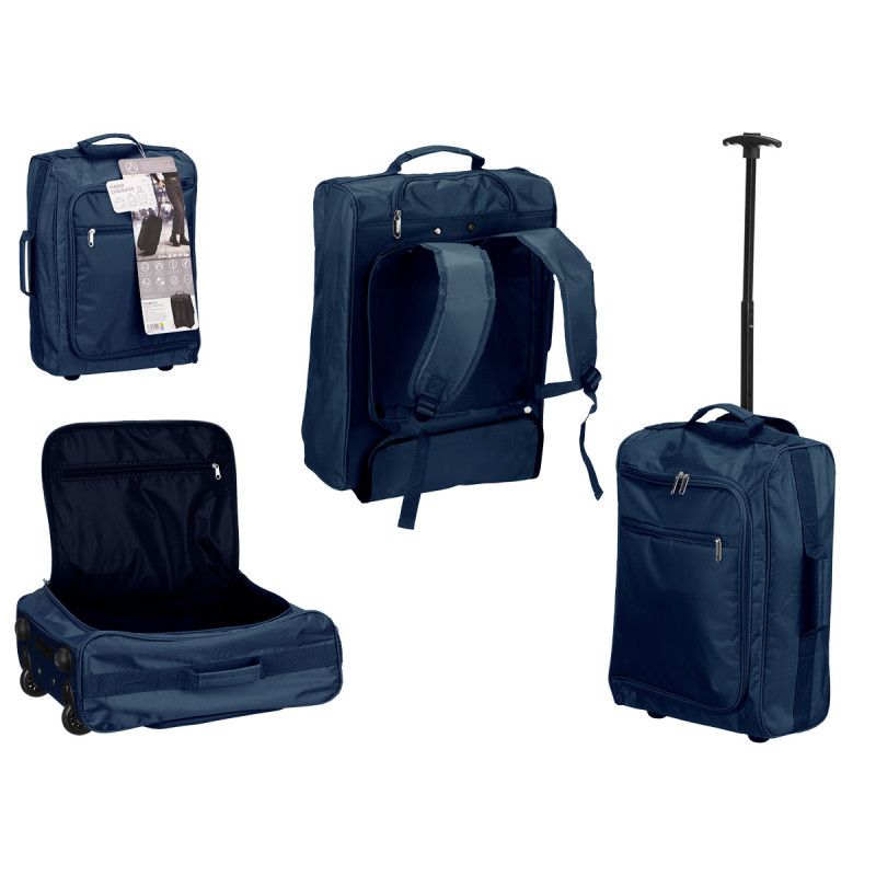 CABIN TROLLEY BACKPACK BLUE 