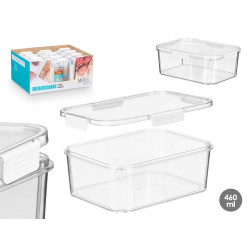 PORTAPRANZO RETTANGOLARE ERMETICO BIANCO 460ML