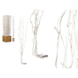 BOUQUET WHITE STICKS 30 LEDS 90CM