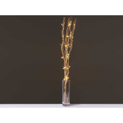 BOUQUET BÂTONS OR 30 LEDS 90CM