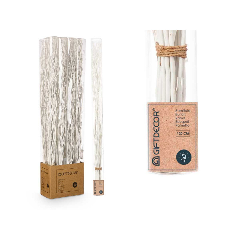 RAMO VARAS BRANCO 30 LEDS 120CM