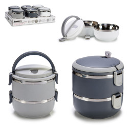 PORTAVIVANDE DOPPIO 1500 ML ASSORT 3 COL