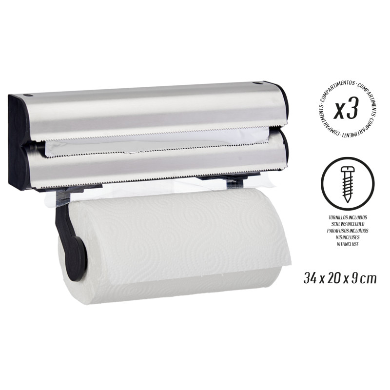 34CM DOUBLE PAPER ROLL HOLDER 