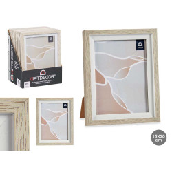 15X20CM WHITE EDGE NATURAL PHOTO HOLDER