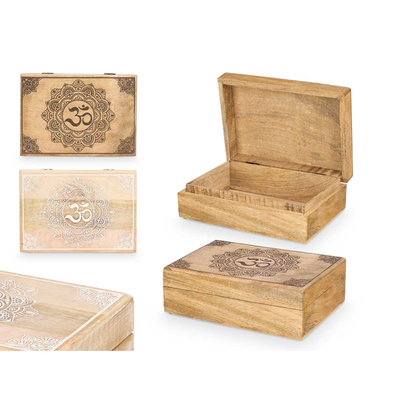 BOÎTE RECTANGULAIRE OM ASSORT 2 COULEURS G