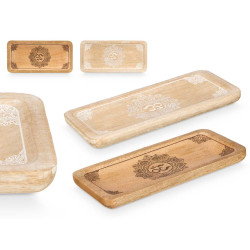 MULTIPURPOSE RECTANGULAR TRAY OM ASORTED 2 COLOURS